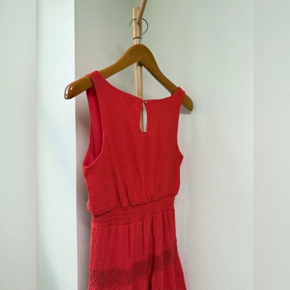Vintage Lily Rose Red Sleeveless Dress Women’s Size Medium